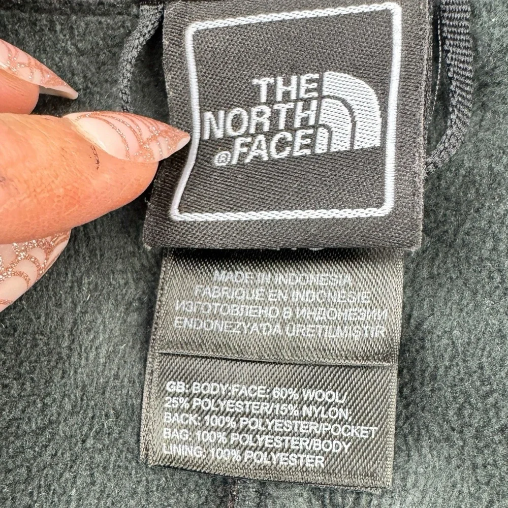 The North Face Brown‎ Full Zip Jacket Wool Polyester Nylon Blend Men's Size XL